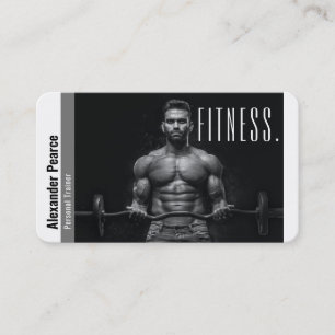 Tarjeta De Visita Formador personal de fitness   Deportes activos