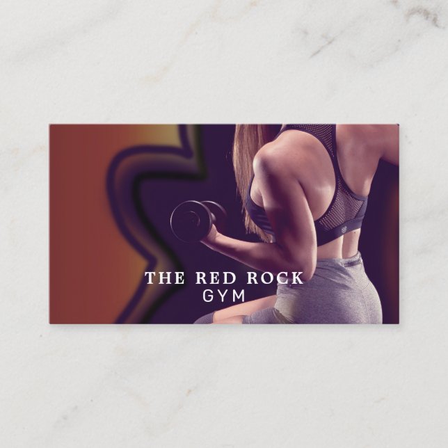 Tarjeta De Visita Formadora, instructora personal, instructora de gi (Anverso)