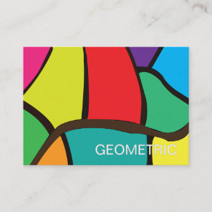Tarjeta De Visita Formas geométricas coloridas
