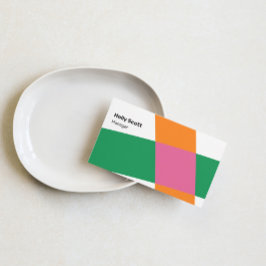 Tarjeta De Visita Formas geométricas modernas