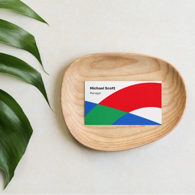 Tarjeta De Visita Formas geométricas modernas (Subido por el creador)