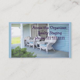 Tarjeta De Visita Foto casera del país, personalizar,