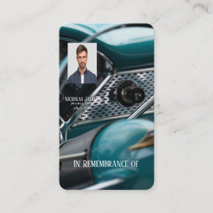 Tarjeta De Visita Foto conmemorativa Keepsake Vehículos de automóvil