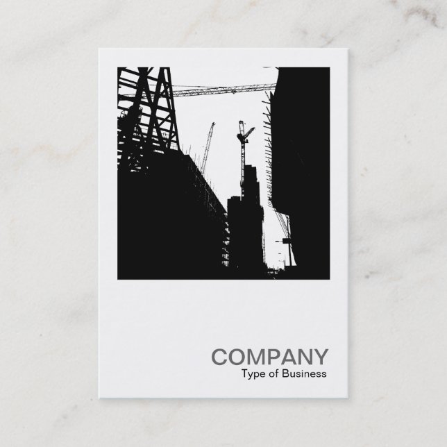 Tarjeta De Visita Foto cuadrada 0103 - En construcción (Anverso)