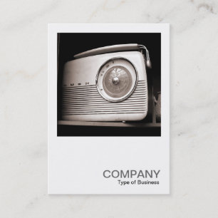 Tarjeta De Visita Foto cuadrada 0118 - Radio antigua