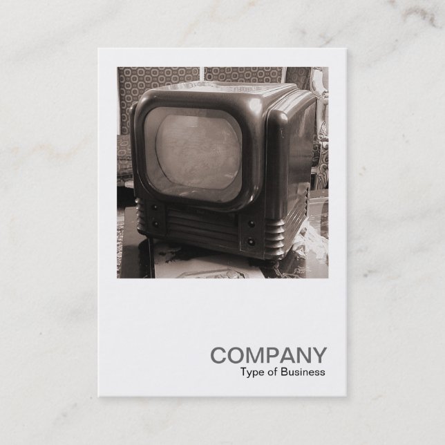 Tarjeta De Visita Foto cuadrada 0119 - TV Set de 50 (Anverso)