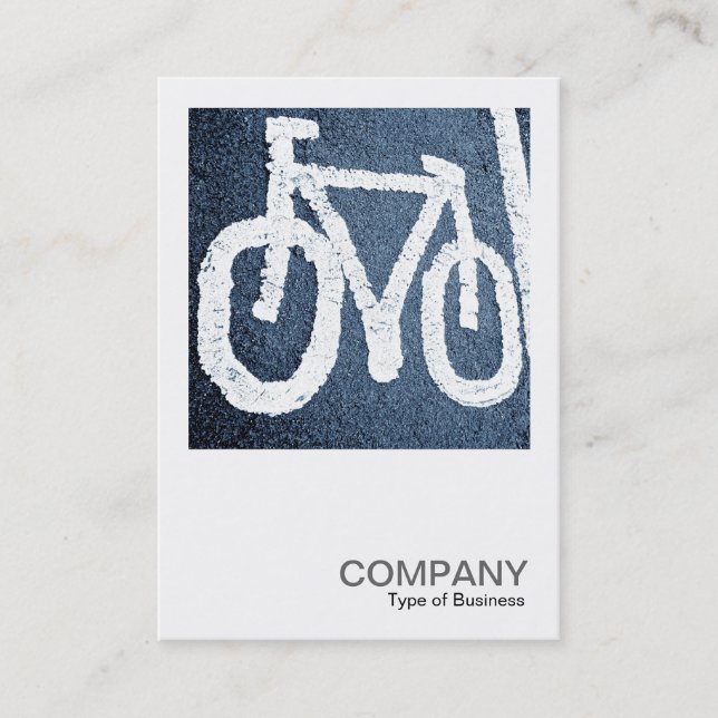 Tarjeta De Visita Foto cuadrada 011 - Viaje en bicicleta (Anverso)