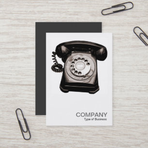 Tarjeta De Visita Foto cuadrada 0123 - teléfono viejo II