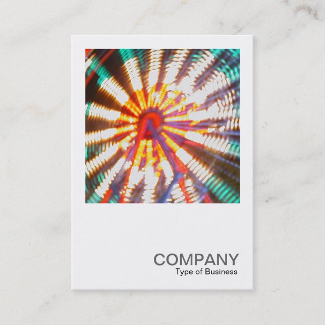 Tarjeta De Visita Foto cuadrada 0133 - Gran rueda (Anverso)