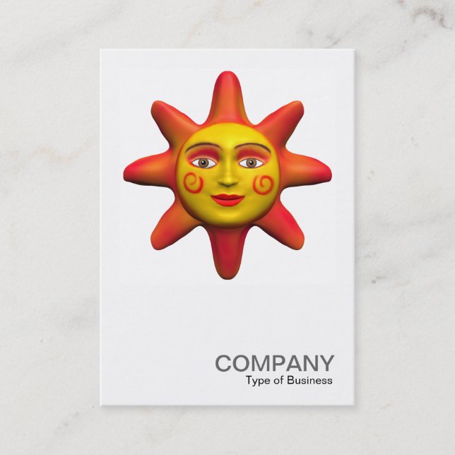 Tarjeta De Visita Foto cuadrada 0141 - Sun (Anverso)