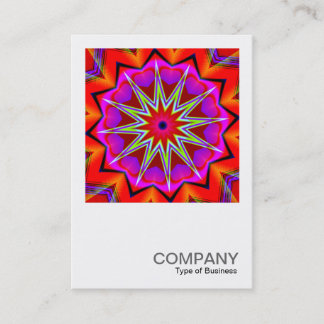 Tarjeta De Visita Foto cuadrada 0149 - Kaleidoscópico