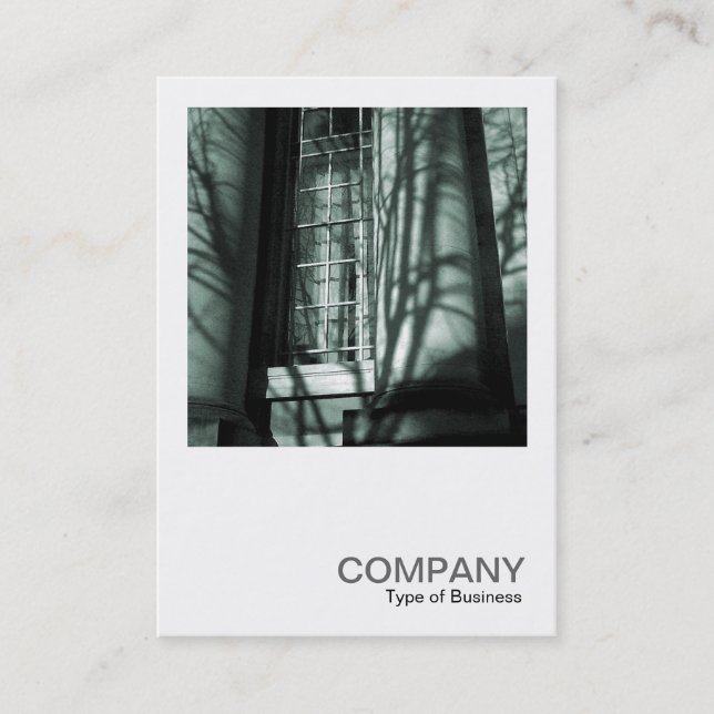 Tarjeta De Visita Foto cuadrada 017 - Ventana del museo (Anverso)