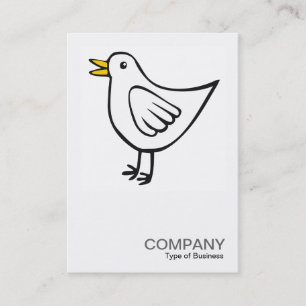Tarjeta De Visita Foto cuadrada 0229 - Pájaro pequeño 03