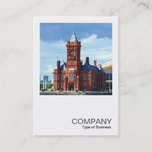 Tarjeta De Visita Foto cuadrada 0256 - Edificio Pierhead Cardiff, Wa