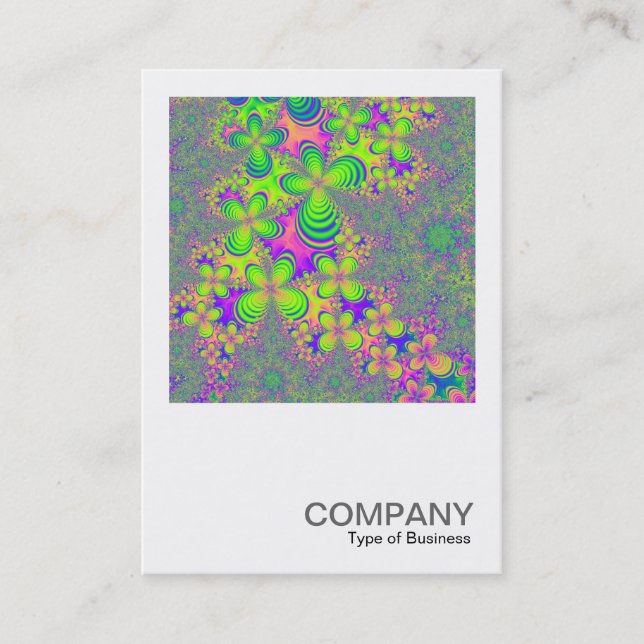 Tarjeta De Visita Foto cuadrada 0303 - En trineo (Anverso)