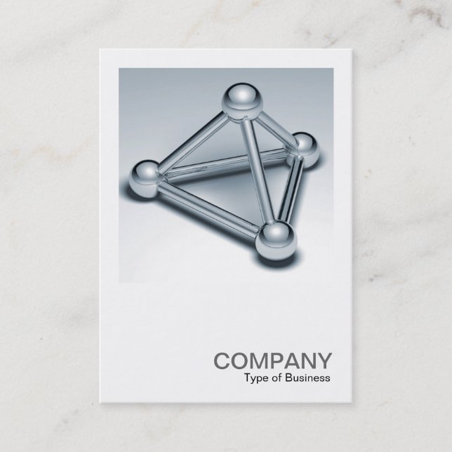 Tarjeta De Visita Foto cuadrada 0314 - Esferas conectadas (Anverso)