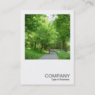 Tarjeta De Visita Foto cuadrada 0326 - Camino en bicicleta