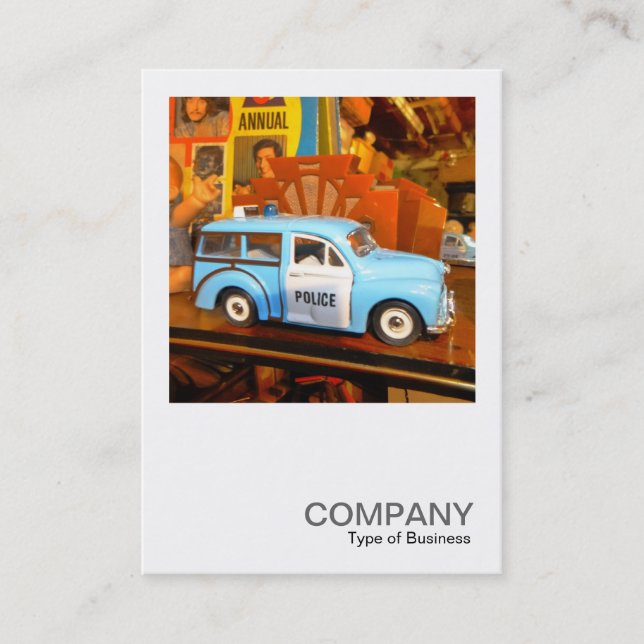 Tarjeta De Visita Foto cuadrada 0361 - Vida útil con Panda Car (Anverso)