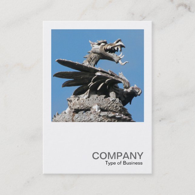 Tarjeta De Visita Foto cuadrada 0362 - Dragón, Ayuntamiento de Cardi (Anverso)
