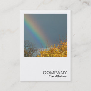 Tarjeta De Visita Foto cuadrada 0367 - Fin del arco iris