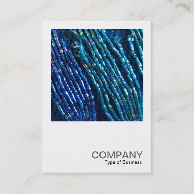 Tarjeta De Visita Foto cuadrada 0370 - Braids de cuentas (Anverso)