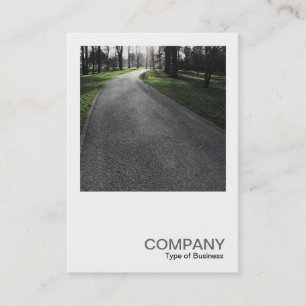 Tarjeta De Visita Foto cuadrada 0383 - Camino iluminado por el sol