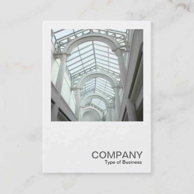 Tarjeta De Visita Foto cuadrada 0401 - Arcade/Mall (Anverso)