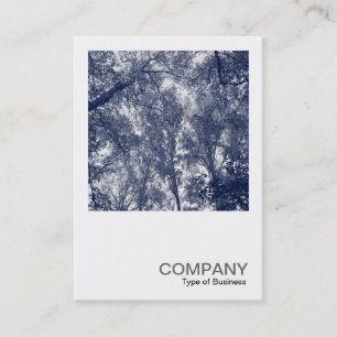 Tarjeta De Visita Foto cuadrada 0425 - Otoño Azul