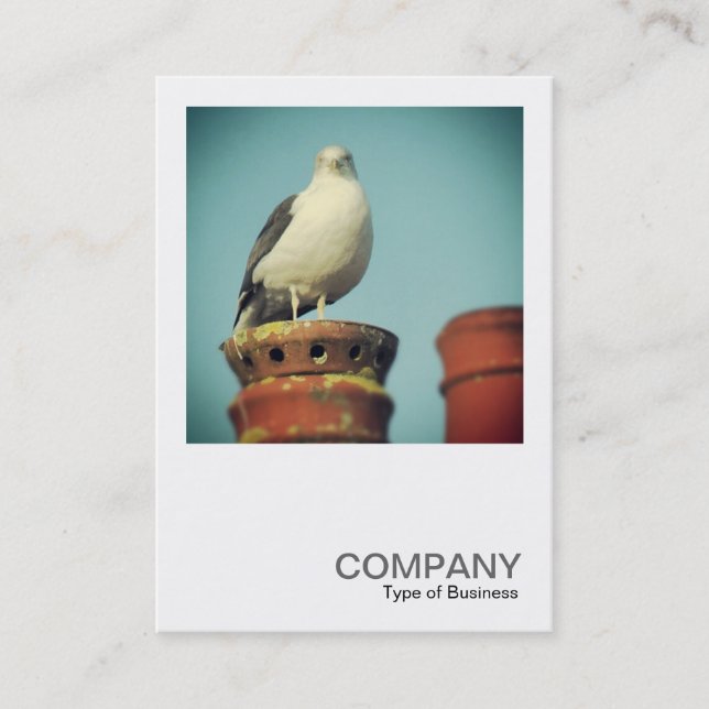 Tarjeta De Visita Foto cuadrada 0427 - perca preferida (Anverso)