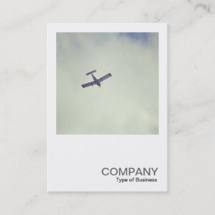 Tarjeta De Visita Foto cuadrada 0449 - paso del avión 02