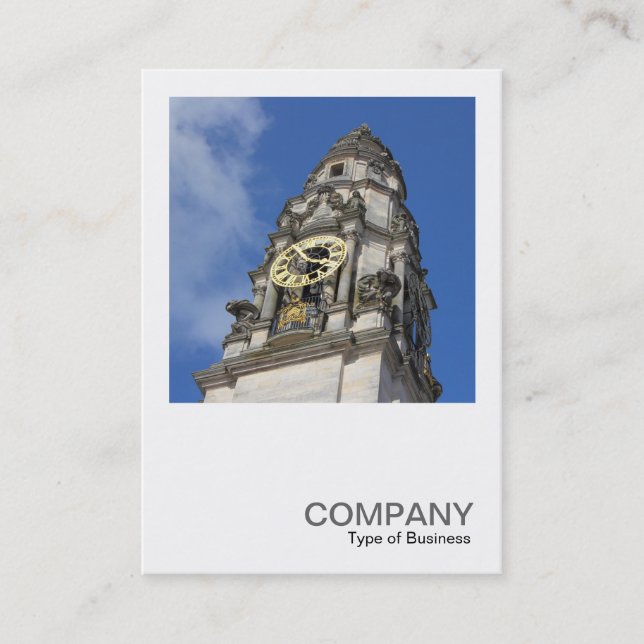 Tarjeta De Visita Foto cuadrada 0459 - Torre del reloj (Anverso)