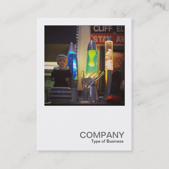 Tarjeta De Visita Foto cuadrada 0485 - Vida residual del mercado de  (Anverso)