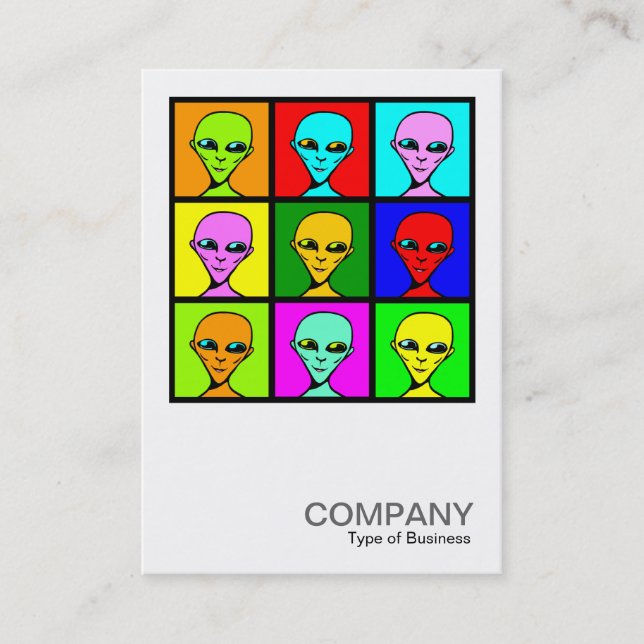 Tarjeta De Visita Foto cuadrada 048 - ET Pop (Anverso)