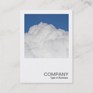 Tarjeta De Visita Foto cuadrada 0516 - Nube de cúmulo