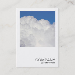 Tarjeta De Visita Foto cuadrada 0517 - Nubes de cúmulo