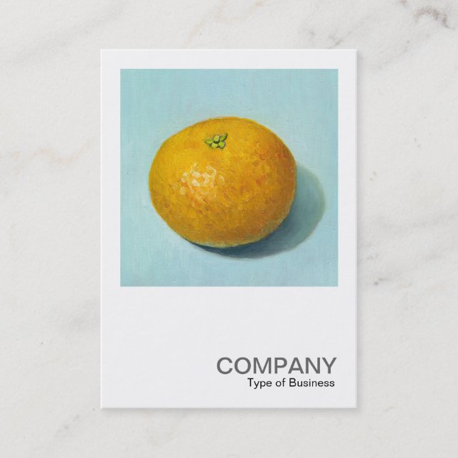 Tarjeta De Visita Foto cuadrada 054 - Pintura de clementina (Anverso)