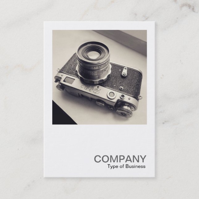 Tarjeta De Visita Foto cuadrada 0557 - Cámara de Buscador Ruso 02 (Anverso)