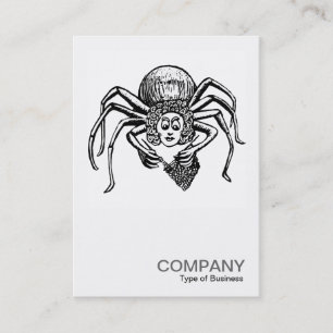 Tarjeta De Visita Foto cuadrada 070 - araña que hace punto