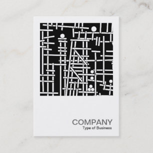 Tarjeta De Visita Foto cuadrada 081 - Estructura de bolas impares