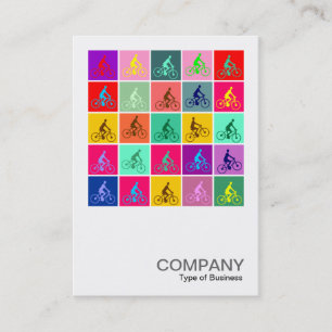 Tarjeta De Visita Foto cuadrada 085 - Pop a pedales