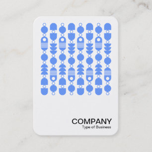 Tarjeta De Visita Foto cuadrada - Resumen 140823 - Azul bebé