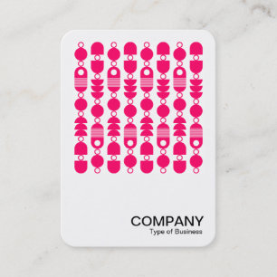 Tarjeta De Visita Foto cuadrada - Resumen 140823 - Neon Red