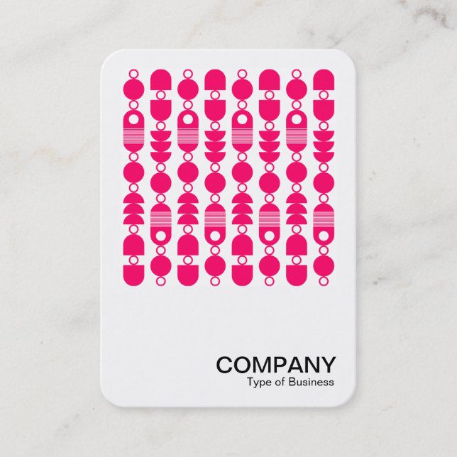 Tarjeta De Visita Foto cuadrada - Resumen 140823 - Neon Red (Anverso)