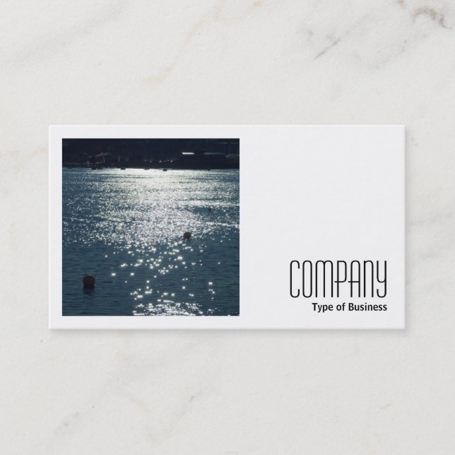 Tarjeta De Visita Foto cuadrada (v2) - Bahía de Cardiff (Anverso)