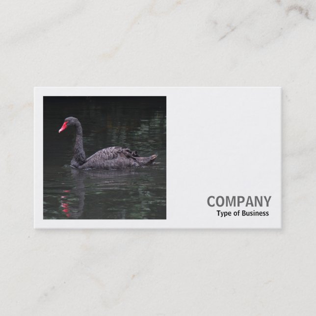 Tarjeta De Visita Foto cuadrada (v2) - Cisne negro (Anverso)