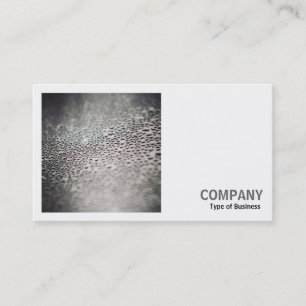 Tarjeta De Visita Foto cuadrada (v2) - Droplets de agua en vidrio 02