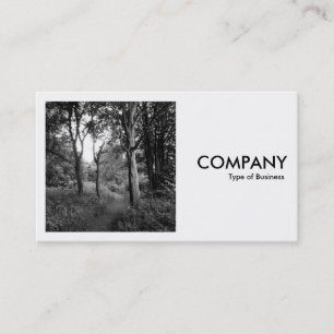 Tarjeta De Visita Foto cuadrada (v2) - Ruta en los bosques