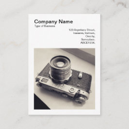 Tarjeta De Visita Foto cuadrada (v3) - Cámara Ruso de Buscador 02