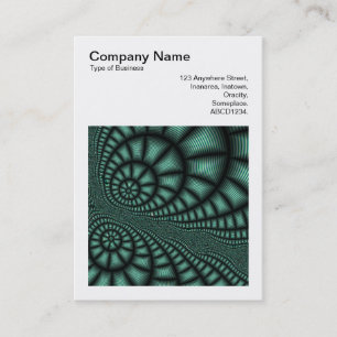 Tarjeta De Visita Foto cuadrada (v3) - Diseño fractal