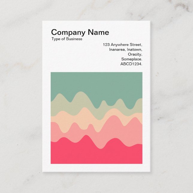 Tarjeta De Visita Foto cuadrada (v3) - Esbozo de sonido 04 (Anverso)